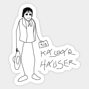 Kaspar Hauser the mystery by 9JD Sticker